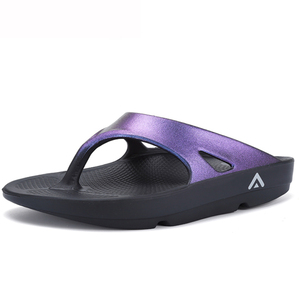 Pantofole <span class=keywords><strong>ortopediche</strong></span> con supporto ad arco alto per infradito infradito piedi piatti Ultra morbidi progetto sandalo limitato stampa viola - Product Image 1