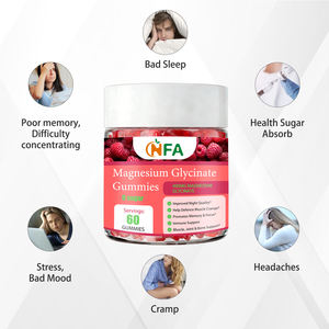 Gomitas de Glicinato de Magnesio OEM ODM Sin Azúcar, con Vitamina y Pimienta Negra, Mejoran la Calidad del Sueño, Ayudan a Defenderse de Calambres Musculares - Product Image 4