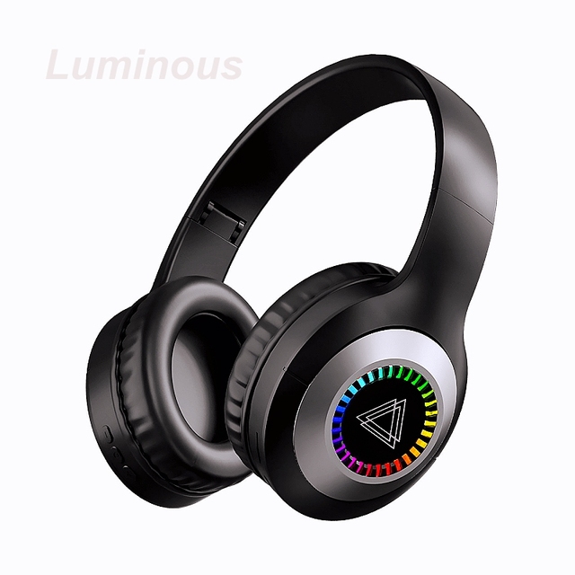Foldable Binaural Immersive Sound Quality Headband Big Wireless Headphone Wireless Over Ear Headphones