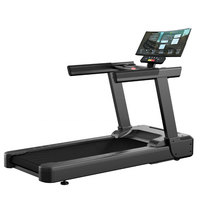 Equipo de Gimnasio Comercial, Caminadora Eléctrica de Lujo para Gimnasio, Máquina para Correr con Pantalla Grande, Portátil, Motor ABS de 3.0HP, Automática