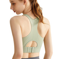 Soutien-gorge de sport haute performance à bonnets moulés, grande taille, anti-transpiration, pour femme, course à pied, cardio, gym