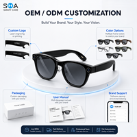 Gafas Inteligentes con Cámara IA Personalizables al por Mayor de Fábrica OEM, con Foto de 8MP, Grabación de Video 1080P, Traducción por IA y Llamadas Bluetooth