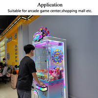 Machine à griffes de taille adulte Neofuns avec matériaux en métal, plastique et fer, attrapeur de prix, attrapeur de bonbons avec plaque de poussée