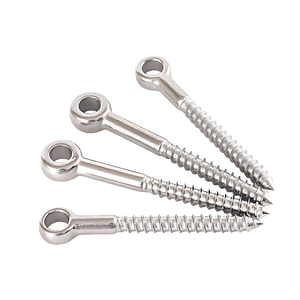 304 316 thép không gỉ Metric M6 Tự Khai thác vòng kín móc lag mắt gỗ Vít Vòng đầu chủ đề bu lông mắt - Product Image 5