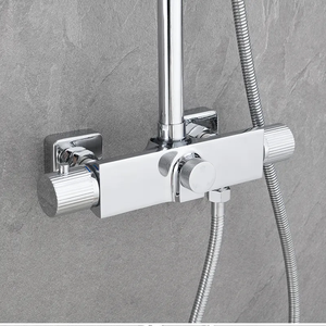 Ensemble de <span class=keywords><strong>douche</strong></span> mural thermostatique intégré de style européen avec prévention de la rouille - Product Image 5