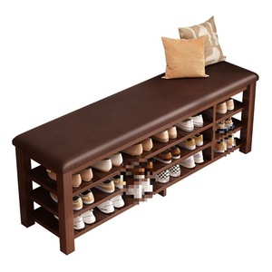 Shoe Cabinet <b>Bench</b> With Storage For Entryway Space Saving Design - Product Image 5