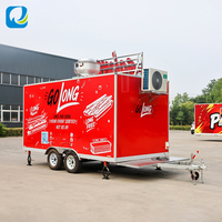 Chammp Remorque de cuisine mobile moderne, cuisine complète pour la vente ambulante, usage commercial, haute performance, logistique professionnelle