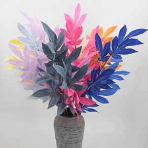 Hojas Artificiales de Garra de Pollo Jessie JQ1032 para Decoración de Bodas, Arreglos de Follaje para Paisajismo del Hogar - Product Image 2