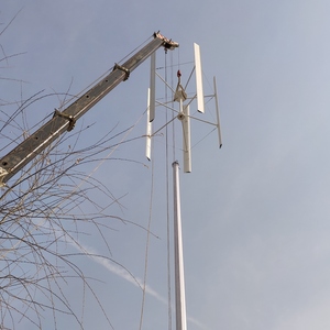 เครื่องกำเนิดไฟฟ้าพลังงานลมแบบแกนตั้ง 10 กิโลวัตต์ รุ่น RC-10KH-A เหมาะสำหรับใช้ในบ้านและฟาร์ม - Product Image 1
