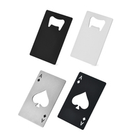 Ouvre-bouteille en métal vierge pour sublimation, format carte de crédit, personnalisable, cadeau sur mesure, ouvre-bouteilles et ouvre-boîtes