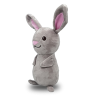 Jouet en peluche interactif de luxe à mâcher professionnel pour chien et lapin en forme d'animal