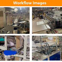 Machine à fabriquer des sacs en plastique automatique à double couche avec scellage thermique et découpe à froid