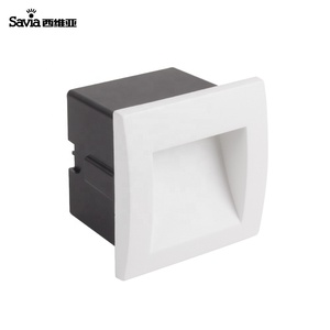 Savia IP65 Waterproof Outside Recessed Square Aluminum SMD <strong>Led</strong> Outdoor Wall <strong>Lights</strong> <strong>Led</strong> Stair Step <strong>Corner</strong> <strong>Light</strong> for Garden Porch - Product Image 1