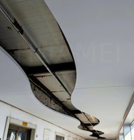 Panneaux acoustiques suspendus au plafond, panneau en fibre de verre insonorisé
