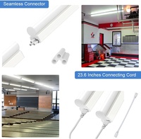 JESLED OEM & ODM Éclairage Intérieur T5 Tube LED Intégré Lumière Flexible ETL 1ft 2ft 3ft 4ft PC 90 180 Degré 85 T5 LED Ampoules
