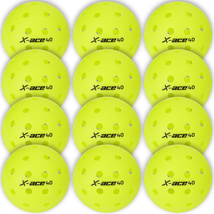 AMASPORT X-ACE 40 вращающихся шариков для пиклбола на заказ, открытый/закрытый соленые шарики, одобренный USAPA - Product Image 1