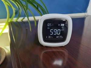 Benutzerfreundlicher CO2 PM2.5 Sensor für den Haushalt, Luftqualitätsmonitor, TVOC Gasdetektor, IAQ für CO2, Temperatur & Relative Luftfeuchtigkeit, CO2-Gasdetektor - Product Image 6