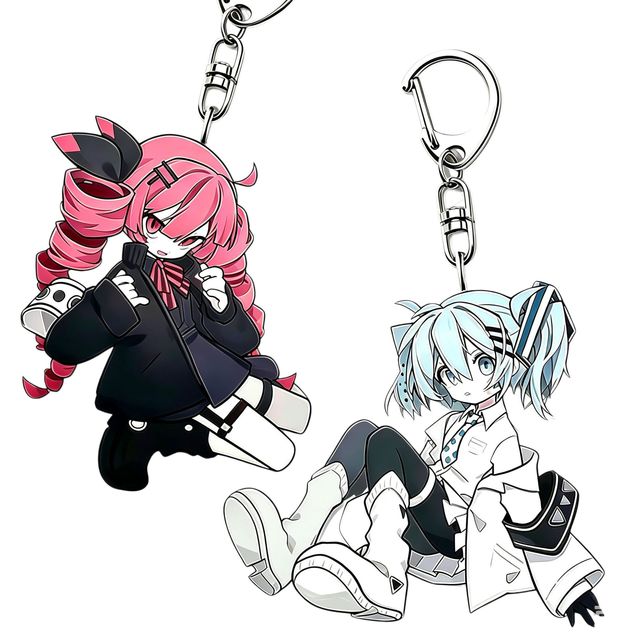 Anime Peripheral Figure KasaneTeto Acrylic Keychain High Aesthetic High-quality Keyrings Hanging Backpack Pendant Decor Gift