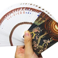 Jeu de cartes à jouer en papier espagnol avec logo personnalisé imprimé et boîte de présentation pour le tourisme