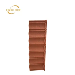 Wholesale colorful stone metal tile 0.2mm-0.5mm thickness Color coating roofing tile coated with aluminum and zinc