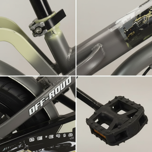 Sepeda <span class=keywords><strong>Mini</strong></span> Rangka Baja 14-20 Inch untuk Anak Laki-laki dan Perempuan dengan Roda Bantu, Single Speed, untuk Usia 2-8 Tahun - Product Image 4