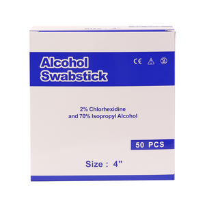 Tisu Alkohol 4 Inci Berisi Cairan Pra-Saturasi Bersertifikat CE Kelas II untuk Rumah Sakit dan Klinik - Product Image 4
