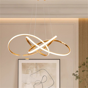 Nuovo Arrivo <span class=keywords><strong>Lampadario</strong></span> Minimalista Creativo <span class=keywords><strong>Moderno</strong></span> Americano per Ristorante, Isola Cucina, Soggiorno, Bancone Bar, Luce Bianca Calda - Product Image 4