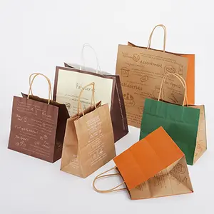 Kraft Paper Bag Craft Shopping Standard China Wholesale Custom Innovations Good Price Packaging Kraft Paper Bag