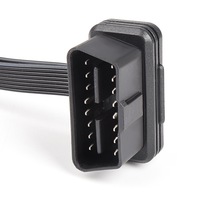 1 × توصيل ذكر إلى 2 × موصلات أنثى OBD2 مقسم 1 إلى 2 ص محول 2-اتجاه كابل تمديد OBD 30