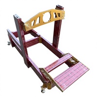 Cockpit de simulation de course robuste 40160 personnalisé rouge Chine, profilés en aluminium série 6000, simulateur de conduite réaliste, Simracing