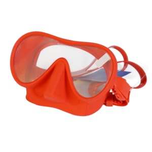 <span class=keywords><strong>Masque</strong></span> étanche anti-buée en verre silicone sans cadre <span class=keywords><strong>Cressi</strong></span> F1 avec lentille unique pour la plongée et le snorkeling rose petit format - Product Image 1