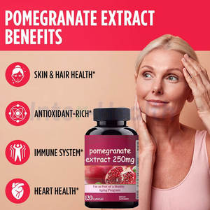 Ausreson Private Label 500mg Romã <span class=keywords><strong>Extract</strong></span> Cápsulas Healthcare Supplement Romã Cápsulas para Adultos - Product Image 3