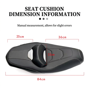 Convient aux sièges modifiés Yamaha NMAX155 2015-2019, coussin de siège NMAX confortable avec support lombaire supplémentaire. - Product Image 4