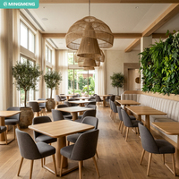 Tables et chaises de restaurant durables, ensemble de mobilier de restaurant, mobilier de cafétéria, mobilier de bar, mobilier de café, sièges de banquette