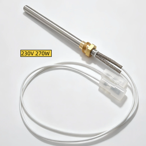 Élément chauffant en acier inoxydable 310S de 270W pour allumeurs de pellets de poêles à granulés HT62647 avec filetage gaz 3/8'' - Product Image 1