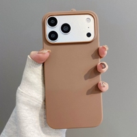 Coque de téléphone en silicone TPU mat pour iPhone 18, compatible avec iPhone 17 Air, 17e, 16 Pro Max, 15, 14 Plus, 13, 12 Mini, pour femmes