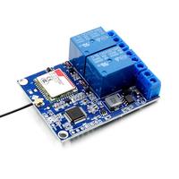 Module relais 2 canaux SMS GSM Télécommande SIM800C STM32F103C8T6 pour pompe à oxygène de serre
