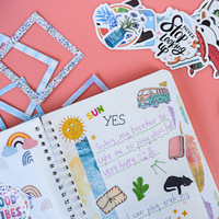 Ensemble de journaux de bricolage pour filles, cahier à couverture rigide pour scrapbooking avec couverture en papier cadeau souhaitable
