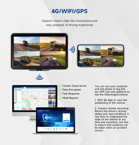 Ai BSD Xe an ninh Hệ thống <span class=keywords><strong>camera</strong></span> 4 gam Wifi <span class=keywords><strong>GPS</strong></span> theo dõi Hạm Đội tất cả-trong-một DVR màn hình cho xe buýt xe tải Hauler giải pháp an toàn - Product Image 3