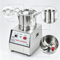Hachoir alimentaire commercial en acier inoxydable, coupe-viande et légumes électrique, robot culinaire multifonctionnel pour la cuisine des restaurants