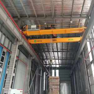 رافعة جسرية مزدوجة العارضة للرفع الثقيل بسعة 50 طن، مكون أساسي من الفولاذ المقاوم للصدأ للمضخات، تصميم عارضة صندوقية متين - Product Image 2