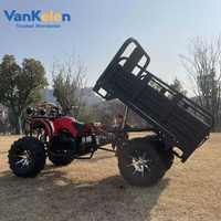 Quad tout-terrain 200cc 23HP pour adultes avec benne basculante pour le transport agricole et la logistique