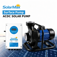 Pompe à eau solaire de surface SOLAR MAX 280V 2200W avec moteur CC sans balais et contrôleur intégré, basse pression pour l'irrigation agricole