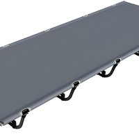 Lit de Camping Pliant Extérieur Extra Large Inclinable Pliable en Aluminium 7075 Portable Lit de Couchage Simple pour Randonnée Voyage Repos