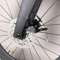 Vélo de Triathlon Contre la Montre Complet en Fibre de Carbone TT912 FM-TT912 avec Roues 700c et Frein à Disque 2x11 Vitesses