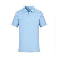 Impression personnalisée de lettres, etc. 180g Jersey uni polyester/coton été pour chemise à col et manches courtes