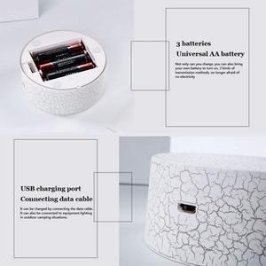 Lámpara LED 3D de Acrílico ABS Negra, Luz Nocturna con Base Táctil, Cable USB y Control Remoto - Product Image 3