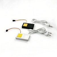 Interrupteur tactile capacitif mini 12V 1A 12W, prise EU, contrôleur tactile à intensité variable pour miroir de salle de bain, bande LED