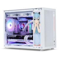 Lovingcool bas quantité minimale de commande usine jeu rvb ventilateur étui mi tour MATX PC boîtier ordinateur et tours serveur châssis avec bricolage Graffiti
