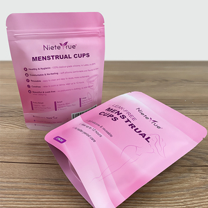 Sacs d'emballage de tampons refermables en plastique de haute qualité Sacs d'emballage de coupe menstruelle avec pochette pour sous-vêtements avec zip-lock - Product Image 3
